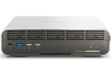 QNAP Thunderbolt-4 All-Flash NASbook is Designed for Video Production with Hot-Swappable M.2 SSDs